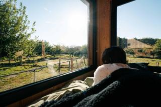 Tiny-House à 1h20 de Lyon - Salle de bain italienne - Lit Grand confort - 3
