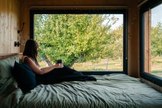 Tiny-House à 1h20 de Lyon - Salle de bain italienne - Lit Grand confort - 2