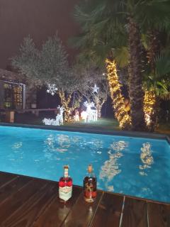 VILLA OLIVA JACUZZI SAUNA BILLARD PISCINE chauffée - Langlade - 6