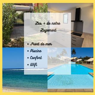 Ti Caz Lagon I T2 I piscine Front de mer Hermitage - 7