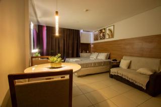 Suíte luxo com tela de cinema no América Towers Studio Residence - 7