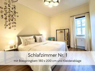 GRÄFIN ANNA - Design-Apartment mit 2 Schlafzimmer - in der historischen Hinterburg Schlitz - mit Aufzug, Parkplatz & Garten - Hunde willkommen - 6