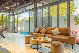 Mykhe Beach 10 minutes Free pick-up Breakfast service BBQ Private pool villa - 9