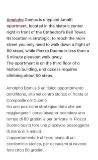 Amalpha Domus 100 sqm Apt with AC WiFi and balcony - 3rd floor, 50 steps in the Building - 9