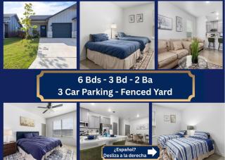 NEW 1 Story Townhome 6 BDs 5 Mile Baylor Scott & White Fenced Backyard - Professionally Managed by Stay Albatross - 0