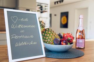 Luxus-Penthouse mit Whirlpool, risieger Panoramaterrasse & Tischfußball für bis zu 8 Personen - 5