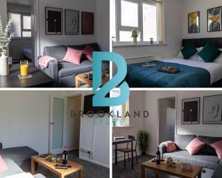 Blackpool Serviced 1-Bed Flat by Brookland Stays with Free Wi-Fi Included - 0