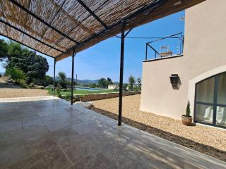 Mas climatisé avec piscine privée proche Vaison-la-Romaine - 6 personnes - Grand jardin avec terrain de pétanque - 7