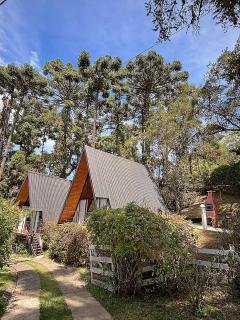 Chalé Design Mon Amour 3 - Prime - Espaçoso - 2 quartos de casal - Equipadíssimo - Lareira - à 3 min do centro - 2