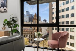 Private Apartment Rare Loft Style Penthouse Bourke St Mall with Parking - 9