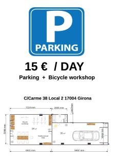 Girona Centro 7pax (3º) Parking* Car,Moto,Bike - 7