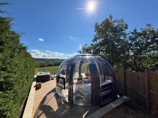 Bulle StelléA 26 m2, SPA Privatif au domaine CollinéA - Bathernay - 1