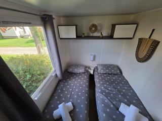 Houlgate-420- Mobilhome cosy 3 chambres 6 personnes Camping 5 étoiles - 5