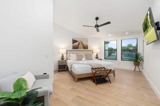 Luxe Pickleball Heated Pool Slide Basketball Court - 5