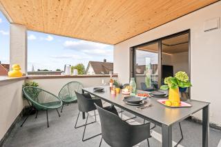 Penthouse mit traumhafter Terrasse I Klima I Parkplatz I WLAN I Babyausstattung I Fahrradkeller - 9