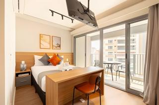 Easy Star - Lindo Studio próx a Estação Santos-Imigrantes - AQ01J - 8