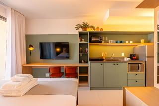 Easy Star - Aconchegante Studio com vista no 24º andar - ZX09I - 8