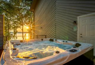 Luxury Lakefront Retreat-Secluded, Hot Tub, Dock, Sunset View - 2