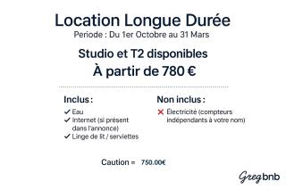 GregBnb - T2 Pleine Ville - CLIMATISE - BALCON - 1 - 9