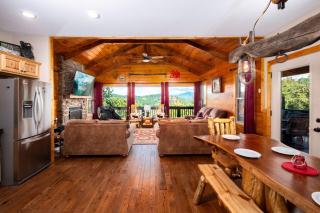 Moonstruck - Stone Firepit with a Waterfall, Outdoor Hot Tub, Game Room + Chalet Village Access - Greystone Heights - 3