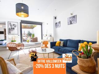 Spéciale Halloween - Idéal Familles & Groupes - 15min Parc Spirou - Nocturnes les 25, 30, 31 octobre et le 1er novembre - 10min Avignon - 5min Gare - Grand jardin clos - Parking gratuit - Au calme - Maison haut de gamme - Sorgues - 0