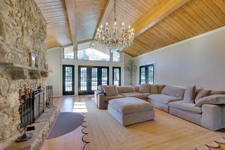 Game Room and Fire Pit! Luxe Louisburg Farmhouse - 6