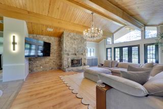 Game Room and Fire Pit! Luxe Louisburg Farmhouse - 4