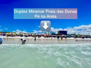 Duplex Miramar Praia das Dunas - Pé na Areia - Ar Condicionado - 9