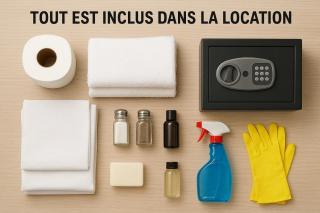 Studio climatisé cosy avec grande piscine chauffée - 9