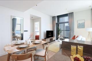 Chic 1B by Dubai Canal Marasi Drive with Pool, Gym - 0