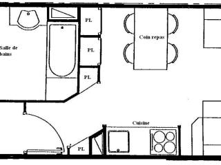 Studio cabine PMR avec balcon, au pied des pistes et proche commerces - La Plagne Soleil - FR-1-455-124 - 7