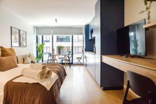Chic Studio Escape for 3 in Lively Las Condes - 5