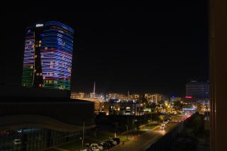 Nest One Luxe, Элитные апартаменты с балконом и видом на фонтан Tashkent City Park 008 - 7