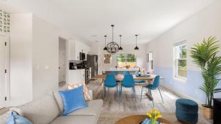 Blue Hour Playfully Designed Beach Home w Hot Tub Fire Pit Game Room - 3