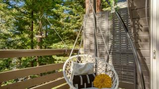 A-Frame Retreat Chic and Modern Forest Views Hammock Outdoor Dining Decks - 5