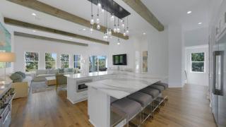 Sleeps 39 2 Luxe Homes w Free Golf Cart Private PoolSpa 3 Blocks to Beach - 1