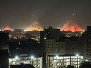 Pyramids sun set view - 6