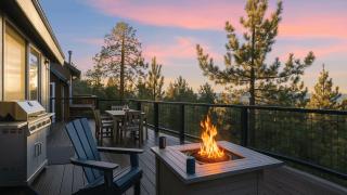 Modern Lodge Near Lake Village Snow Summit Game Room Decks Firepit Views - 9