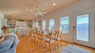 Canal Front View Walk to Beach Pool Patio Fire Pit Best Little Shore House - 2