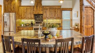 Group Cabin Lake and Mountain View Pet-Friendly Fireplace Games Loft - 1
