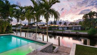 Luxury Waterfront Home w Pool Hot Tub Dock Near Las Olas Gulfstream - 9