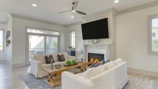 Sleeps 38 2 Homes Steps to the Beach Private Pool HotTub Game Room Views - 3