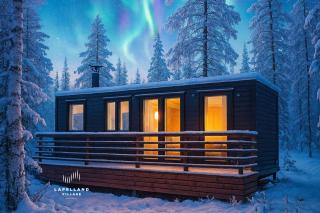 Lapland Landscape XL Cabin with Nature View, Sauna, Fireplace & Kitchen, Sodankylä, Luosto, Fell Village - 2