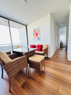 Departamento moderno cerca Movistar Arena para 6 personas, con parking de alquiler - Santiago - 5