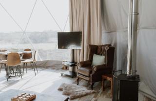 Luxury Star Gazing Dome 3 NEPTUNE with Cozy log burner - 1