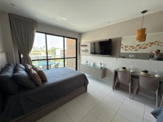 FLAT DE LUXO vista piscinas, Praia de Muro Alto - Malia Beach - 1