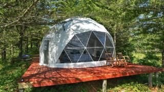 Serenity Point Dome - Romantic Glamping Escape on a Private Pond - 0