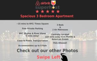 Nice 3BR Apt | 3 Beds |15 Min to NYC/Manhattan! - 4