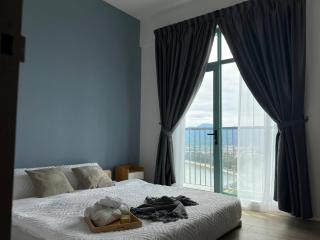 Bay Suites Likas - 沙巴民宿 - 3 Min to KK City - Sea View 21-20 - 8