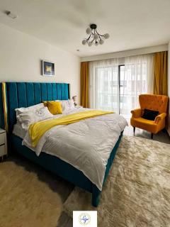 Beautully one bedroom apartment with swimming fully equipped gym ample parking space children playing ground and amazing city views - 2